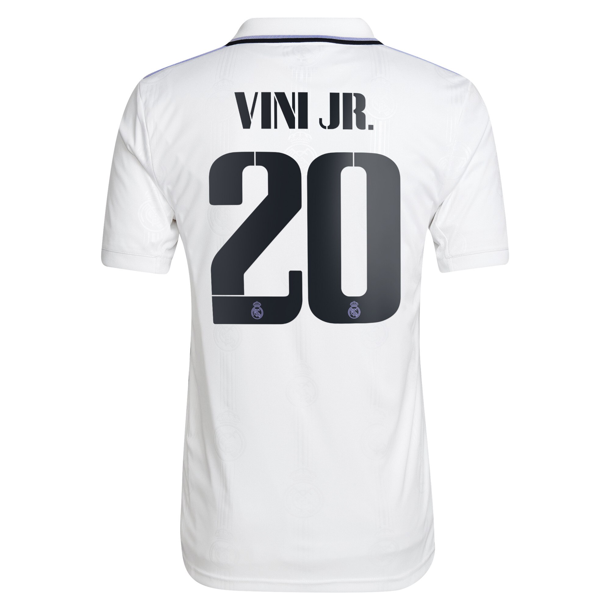 Camisola Principal Real Madrid 22/23 - Vini Jr. 20 - Versão adepto 2