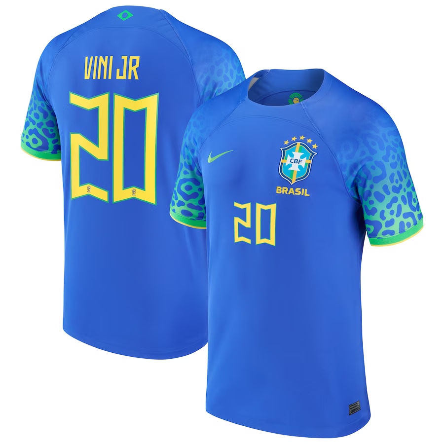 Camisola alternativa Brasil 22/23 - Vini Jr 20 1