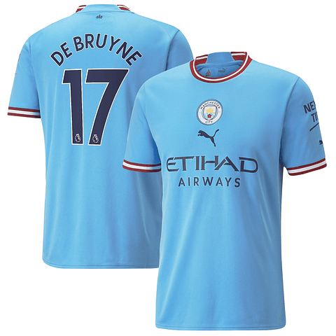 Camisola Principal Man City 22/23  - De Bruyne 17