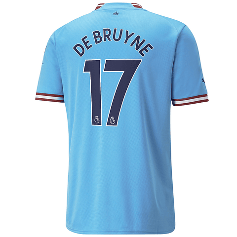 Camisola Principal Man City 22/23  - De Bruyne 17