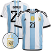 Camisola Principal Argentina 2022 - Dybala 21