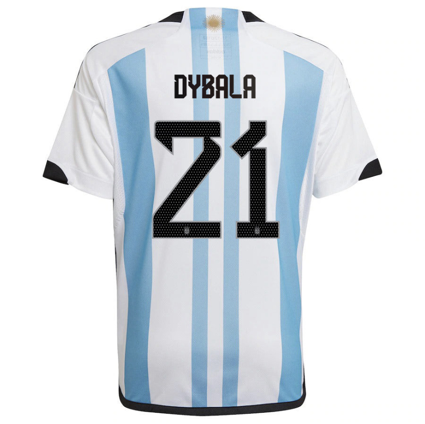Camisola Principal Argentina 2022 - Dybala 21 2