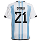 Camisola Principal Argentina 2022 - Dybala 21 - Thumbnail 2