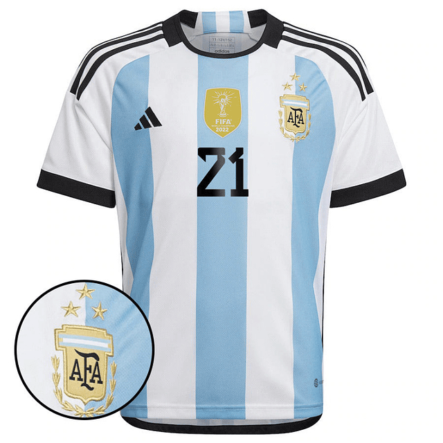 Camisola Principal Argentina 2022 - Dybala 21