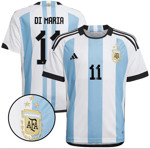 Camisola Principal Argentina 2022 - Di María 11