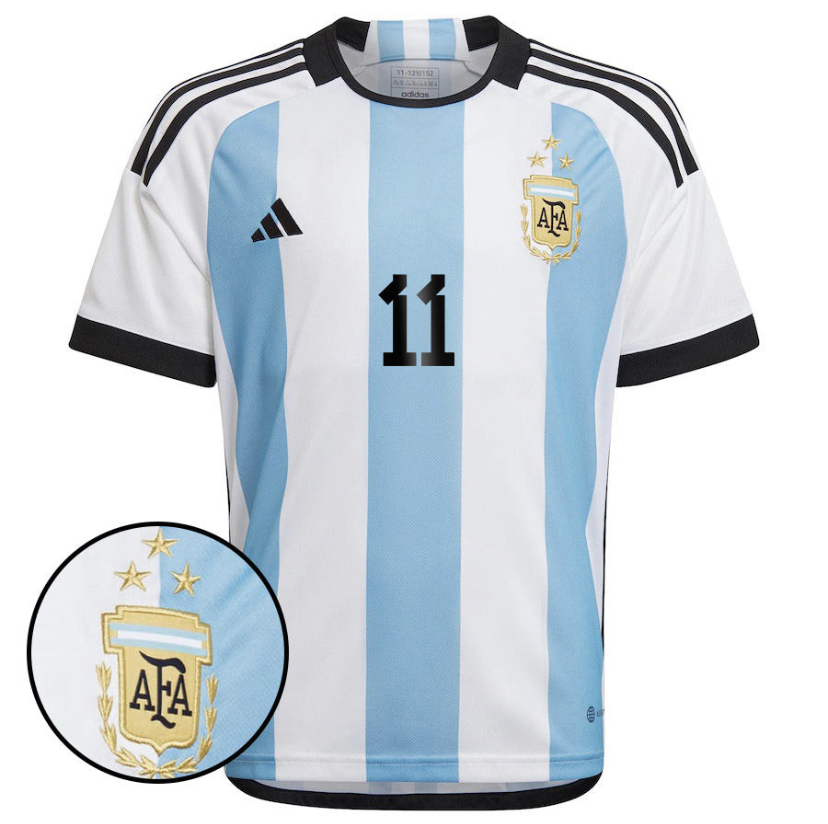Camisola Principal Argentina 2022 - Di María 11 3