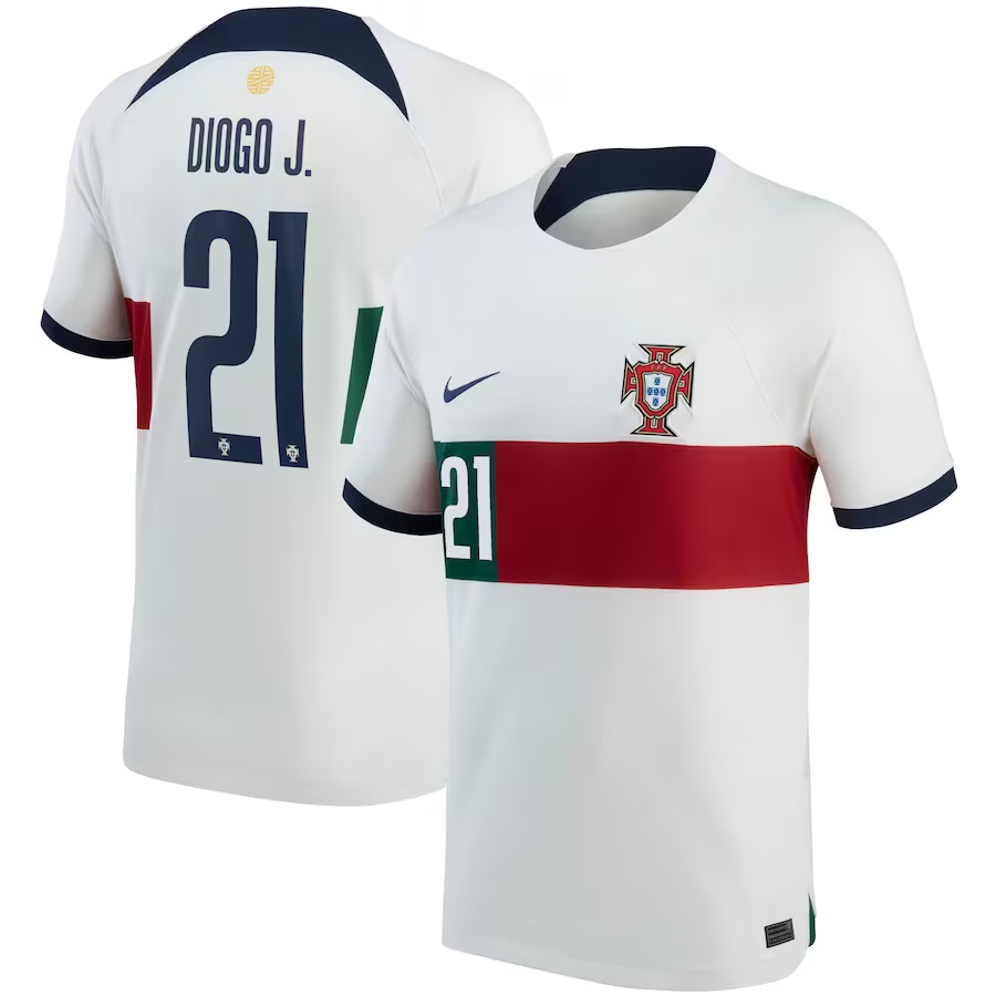 Camisola alternativa Portugal 2022 - Diogo J. 21 1