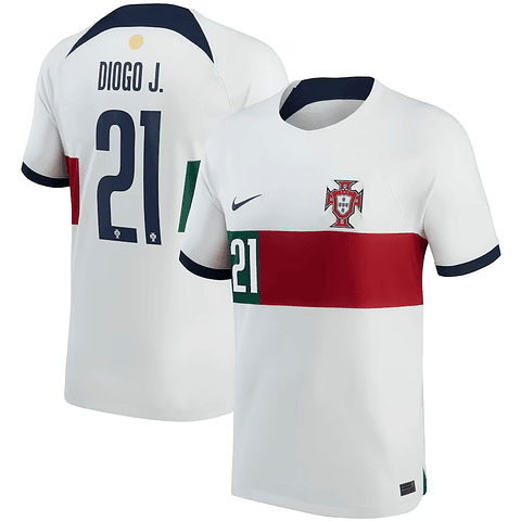 Camisola alternativa Portugal 2022 - Diogo J. 21