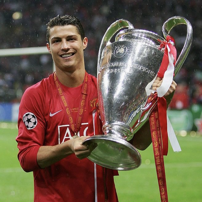 Camisola Principal Manchester United 2007/2008 Edição final da Champions Manga comprida - Versão adepto 2