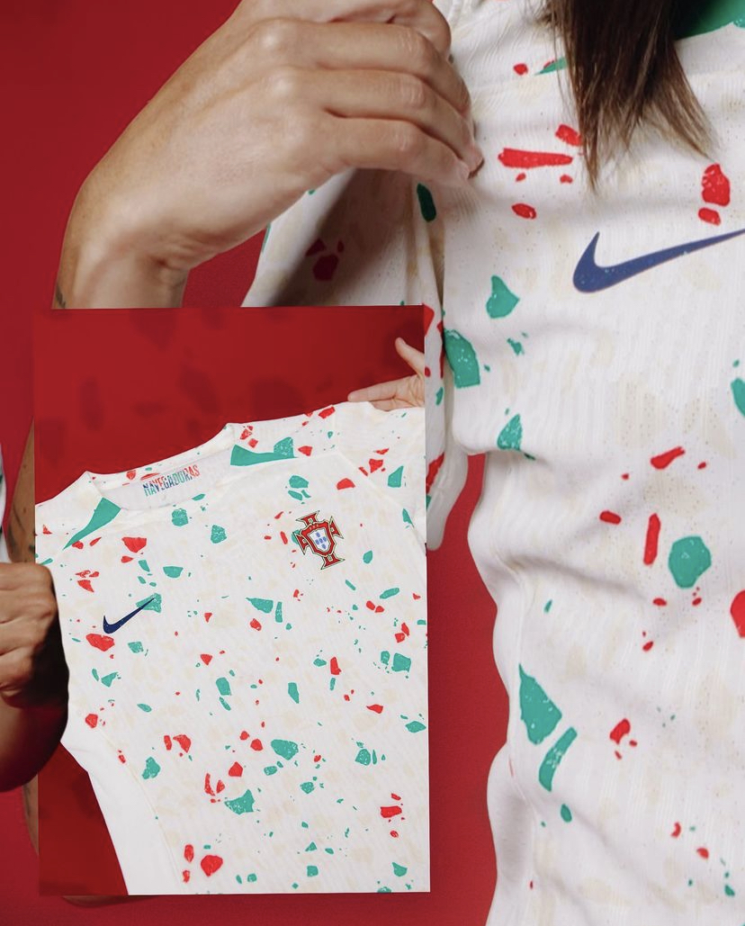 Camisola alternativa Portugal 2023 coleção Navegadoras - Versão feminina 2