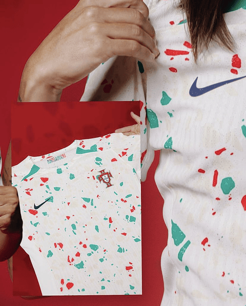 Camisola alternativa Portugal 2023 coleção Navegadoras - Versão feminina