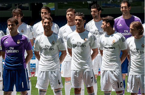 Camisola principal Real Madrid 2013/2014 - Versão adepto
