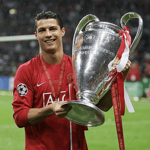 Camisola Principal Manchester United 2007/2008 Edição final da Champions - Versão adepto