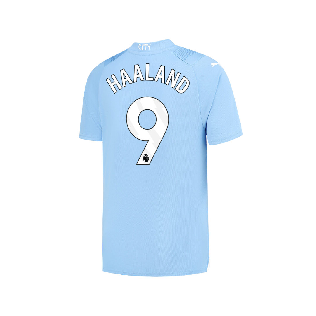 Camisola principal Man City 23/24 - Haaland 9 - Versão adepto 3