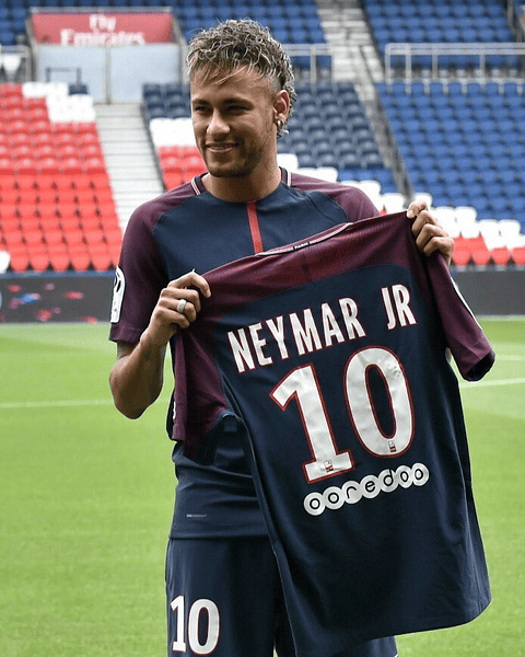 Camisola principal PSG 2017/2018 - Neymar Jr 10 - Versão adepto