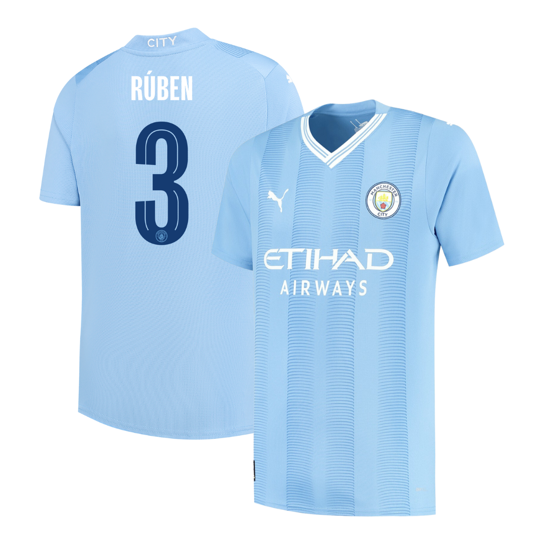 Camisola principal Man City 23/24 - Rúben 3 - Versão adepto 1