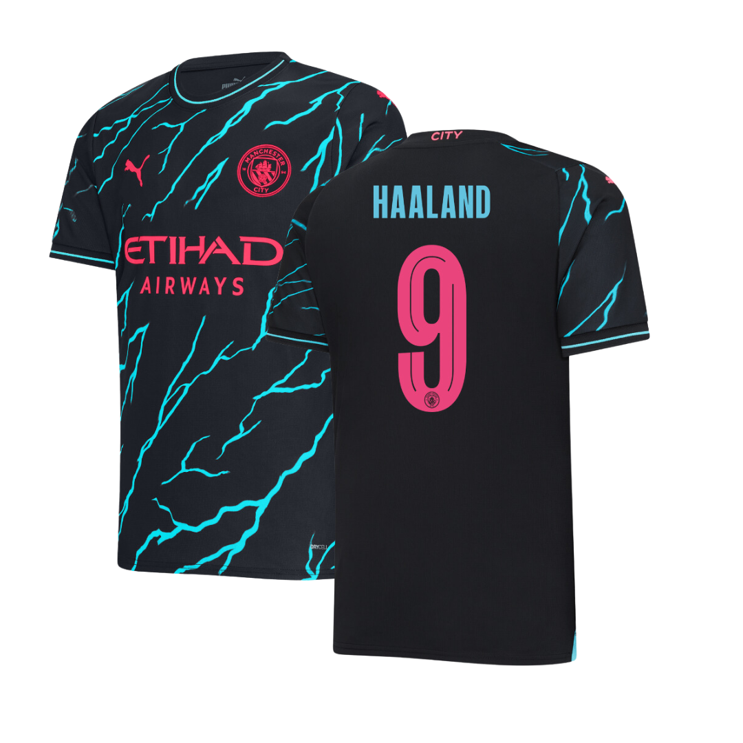 3ª Camisola Man City 23/24 - Haaland 9 - Versão adepto 1