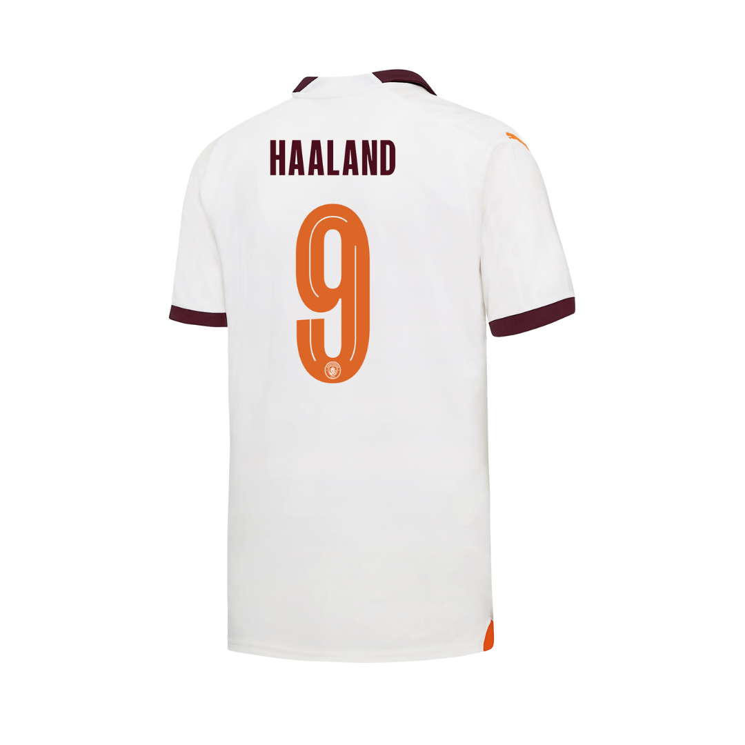 Camisola alternativa Man City 23/24 - Haaland 9 - Versão adepto 3