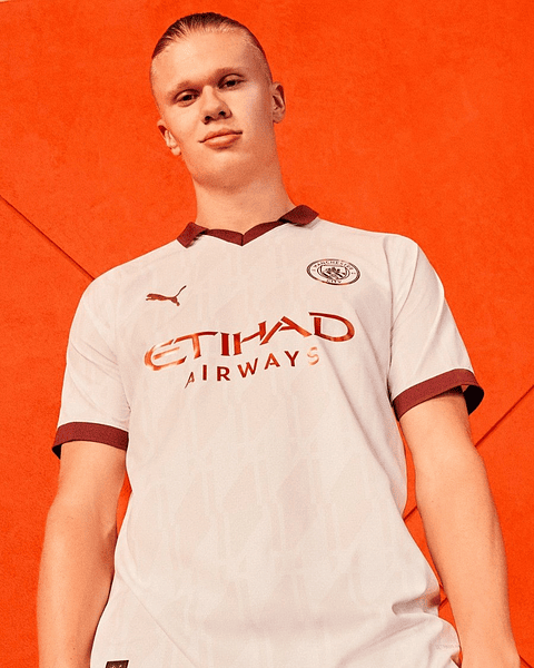 Camisola alternativa Man City 23/24 - Haaland 9 - Versão adepto