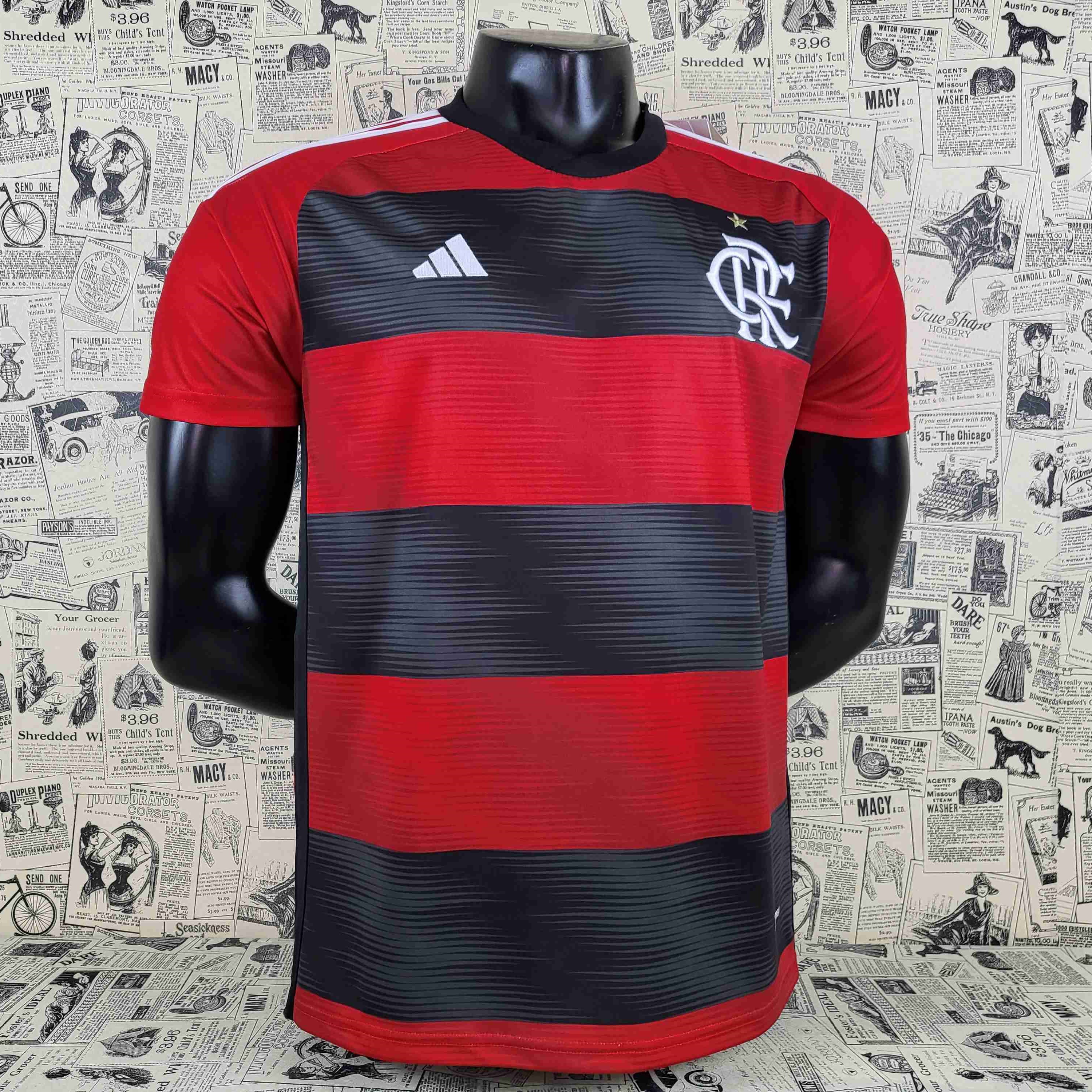 Camisola Principal Flamengo 23/24 - Versão adepto 3