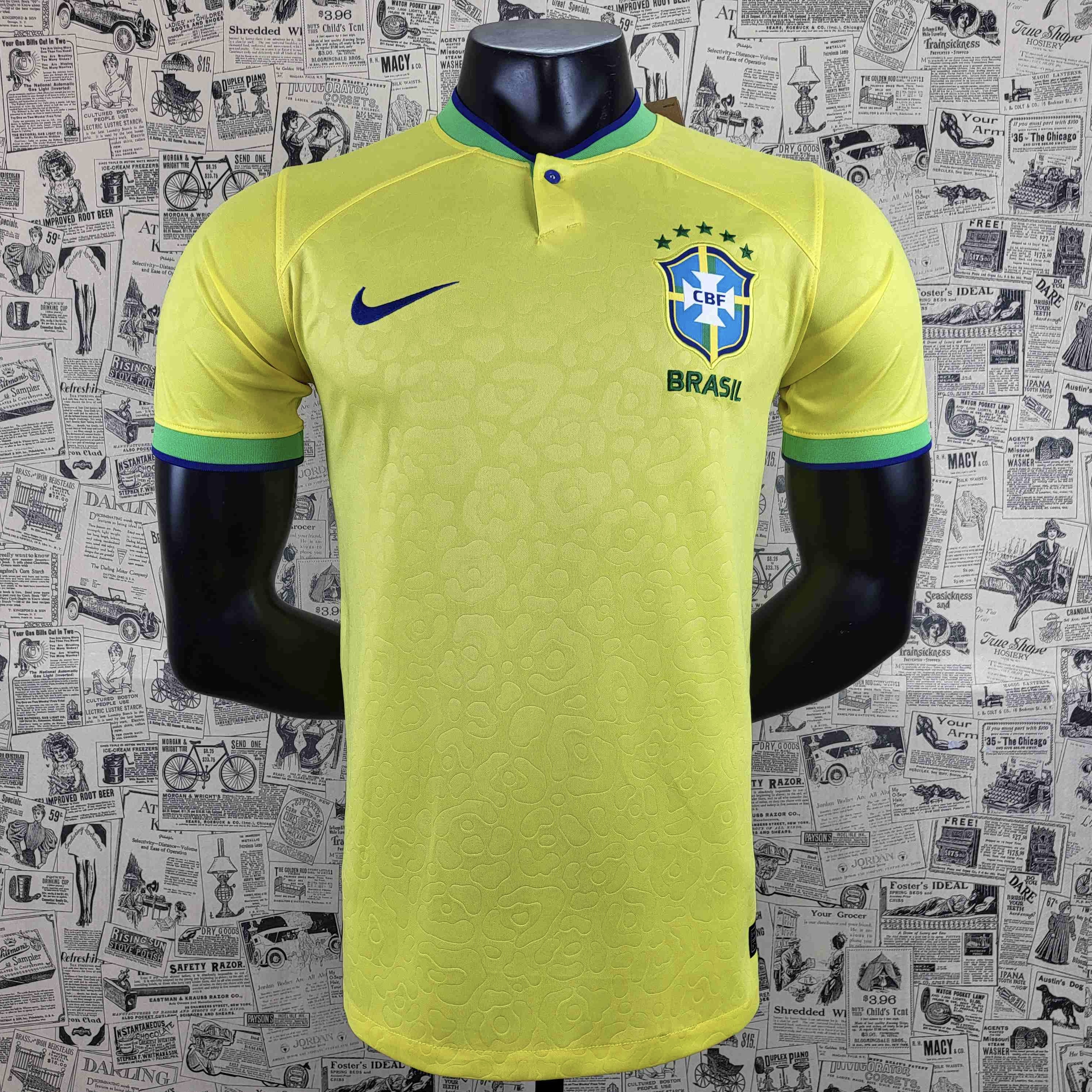 Camisola Principal Brasil 2022 - Versão adepto 4