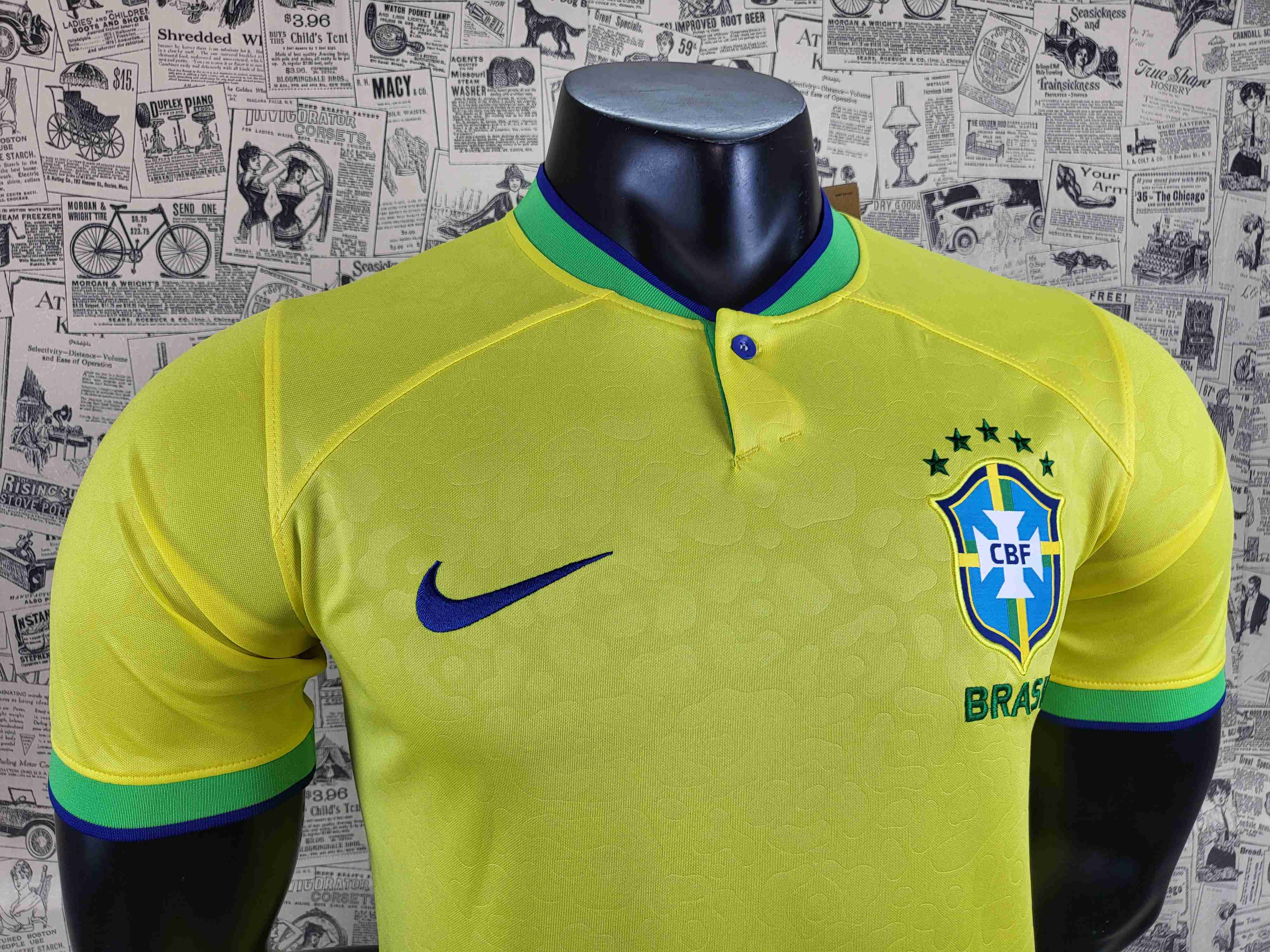 Camisola Principal Brasil 2022 - Versão adepto 12