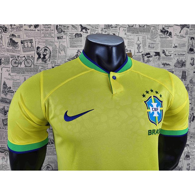 Camisola Principal Brasil 2022 - Versão adepto