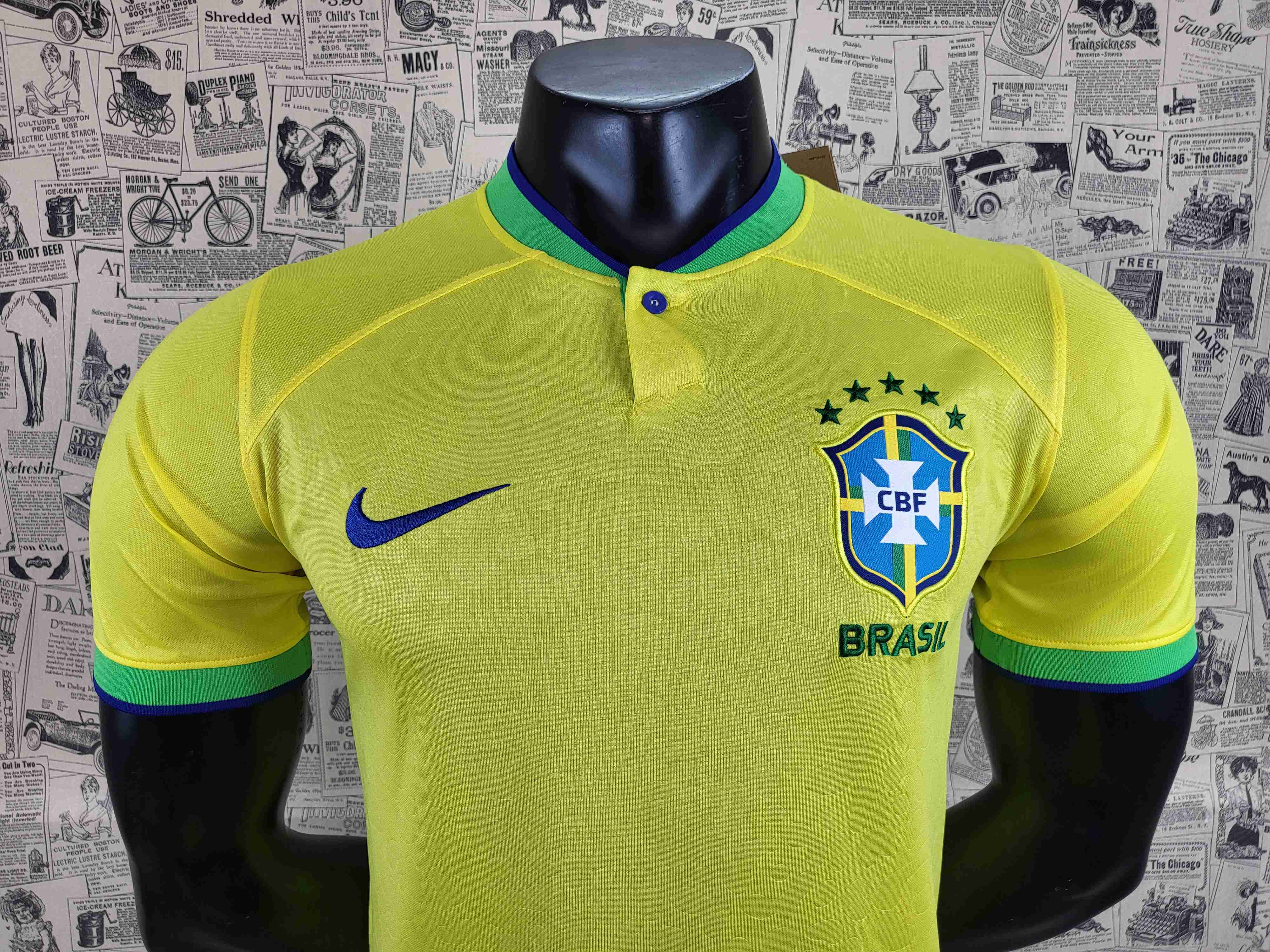 Camisola Principal Brasil 2022 - Versão adepto 13