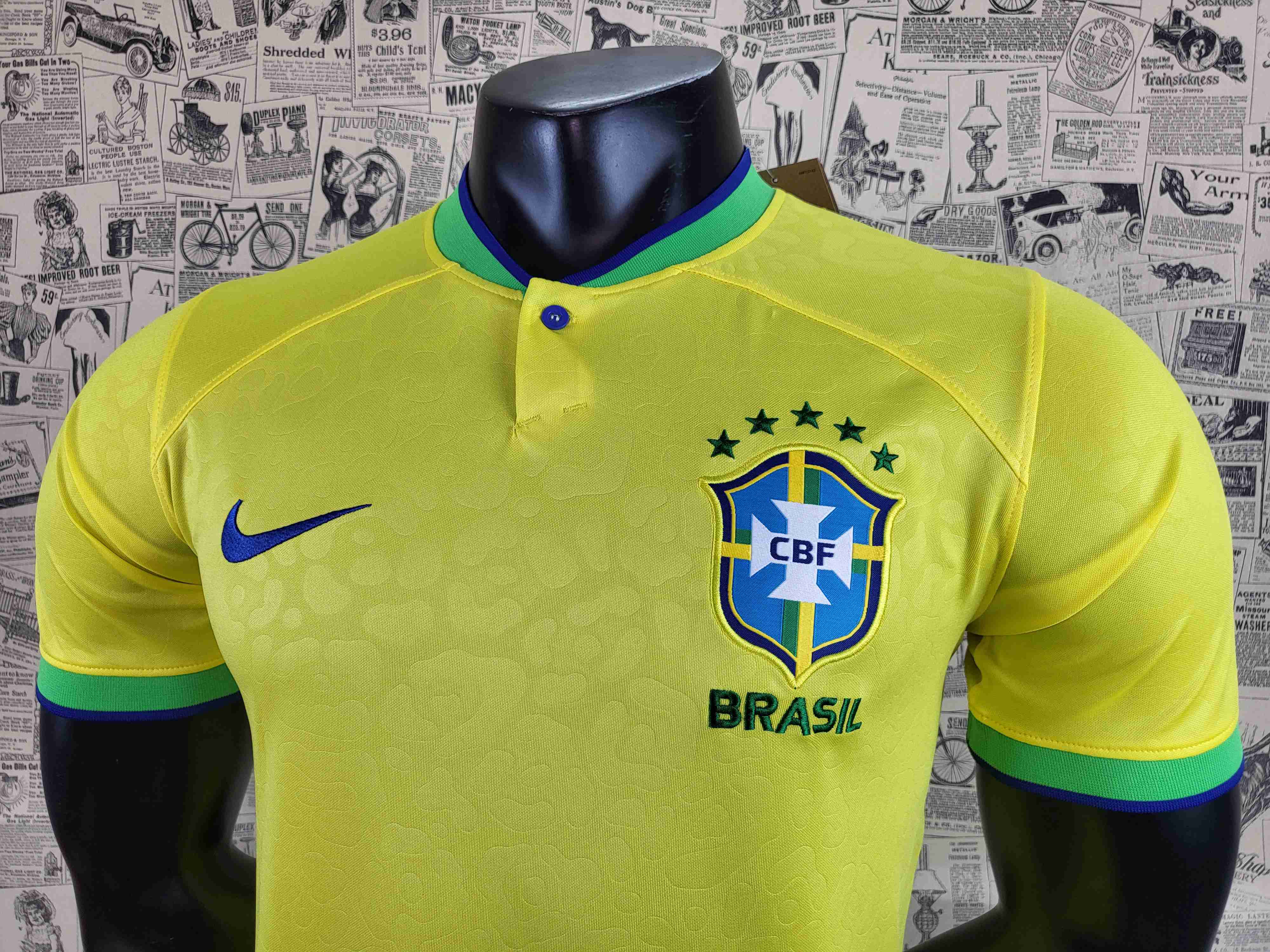 Camisola Principal Brasil 2022 - Versão adepto 14