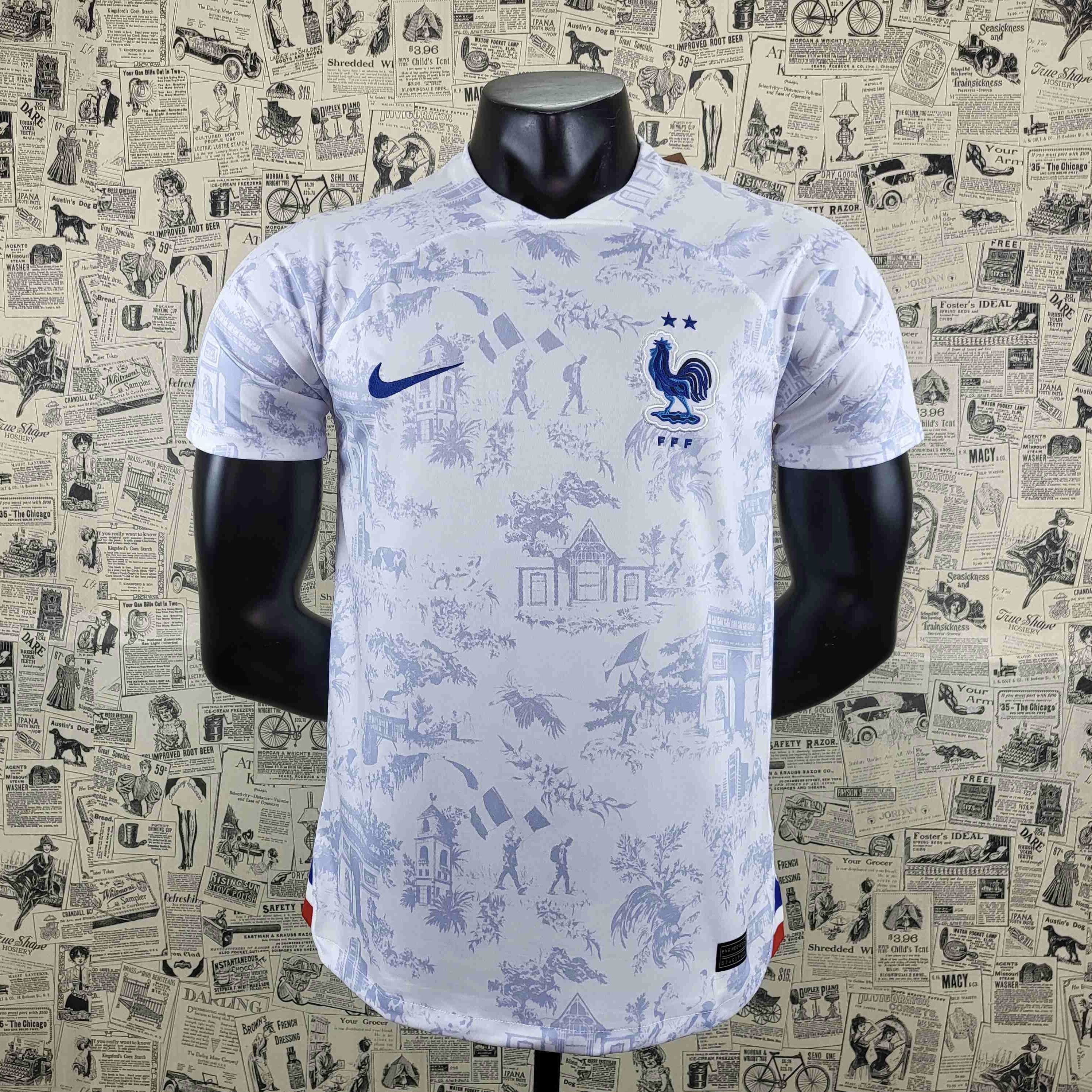 Camisola Alternativa França 2022 - Versão adepto 3