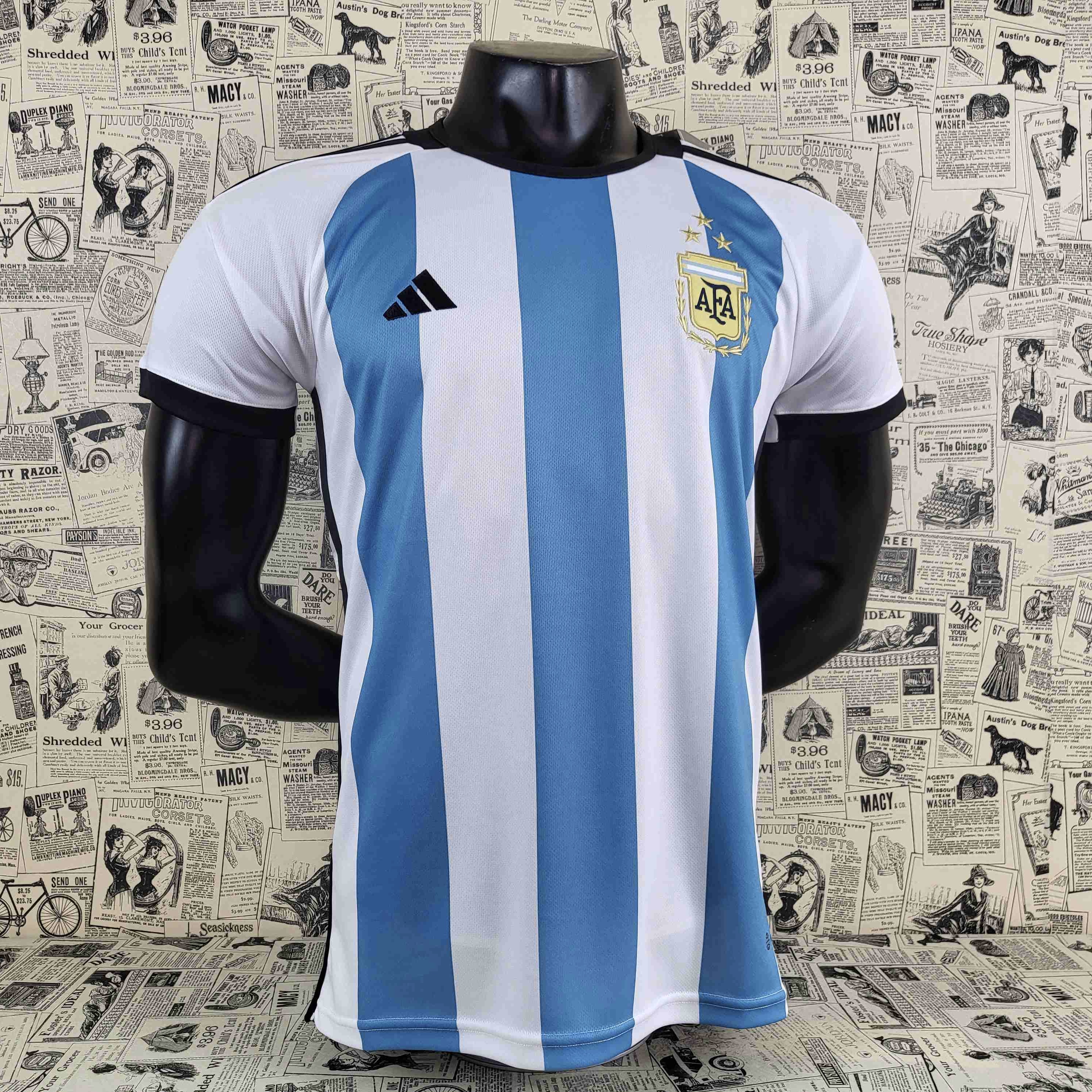 Camisola Principal Argentina 2023 - Versão adepto 2