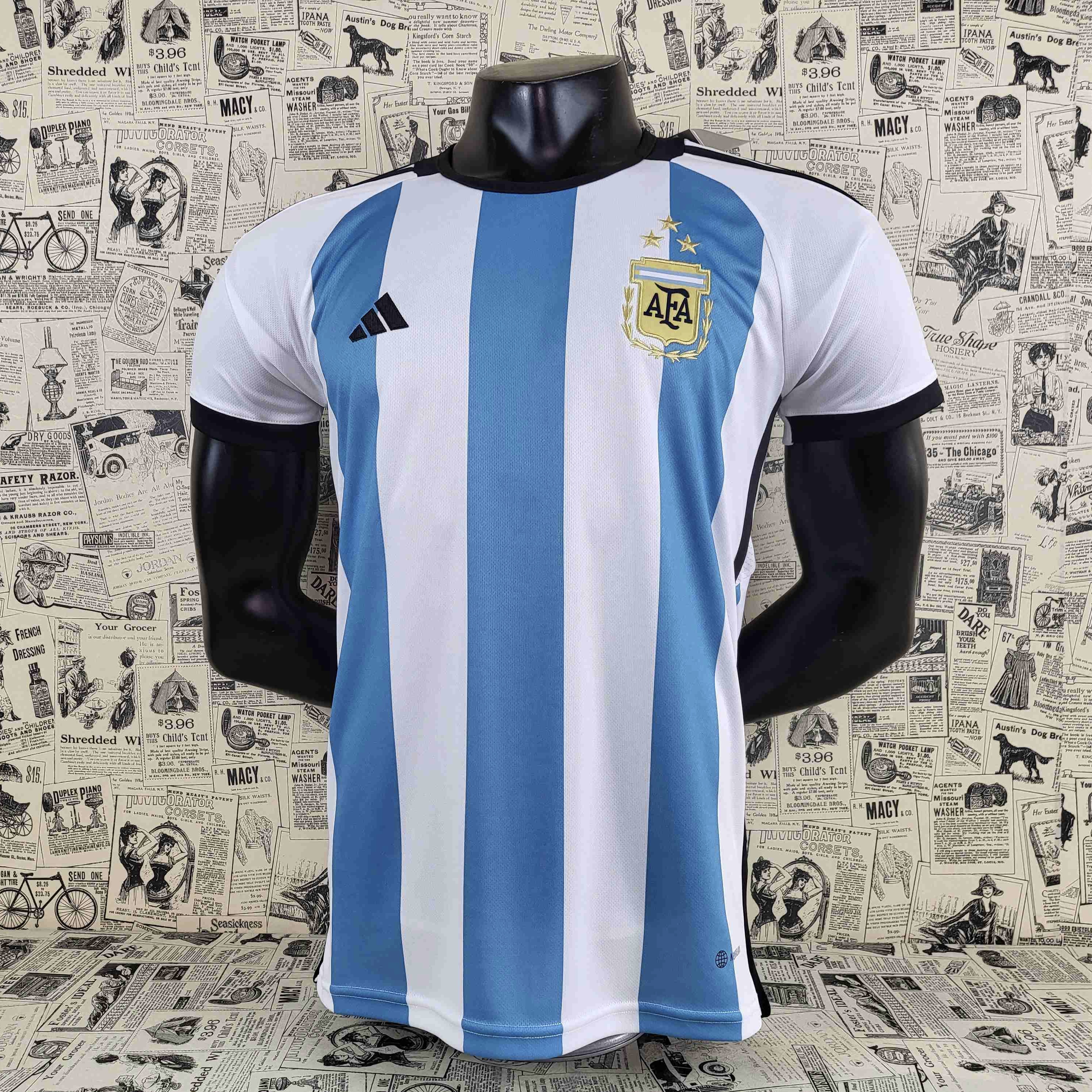 Camisola Principal Argentina 2023 - Versão adepto 4