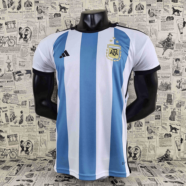 Camisola Principal Argentina 2023 - Versão adepto