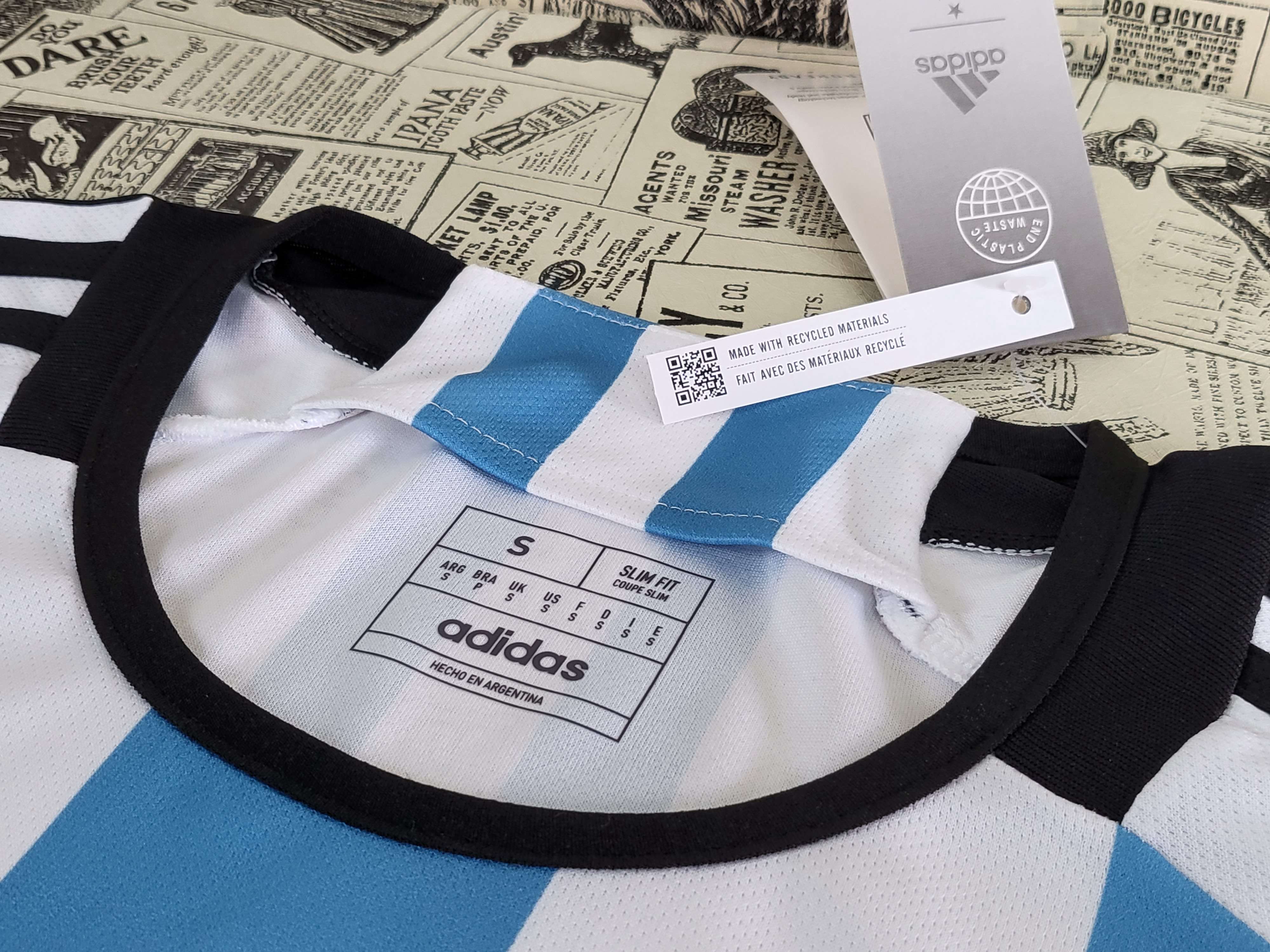 Camisola Principal Argentina 2023 - Versão adepto 7