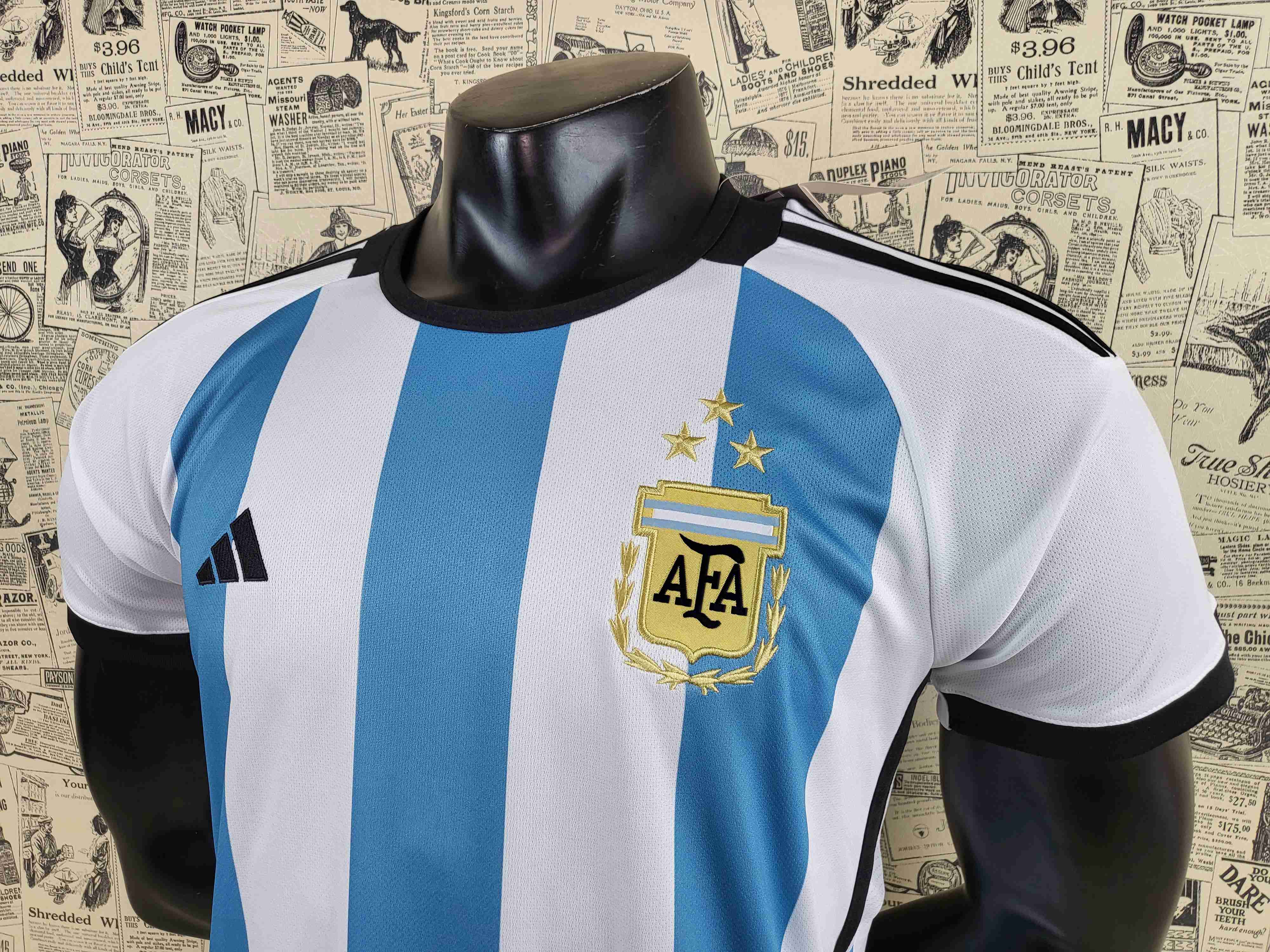 Camisola Principal Argentina 2023 - Versão adepto 12