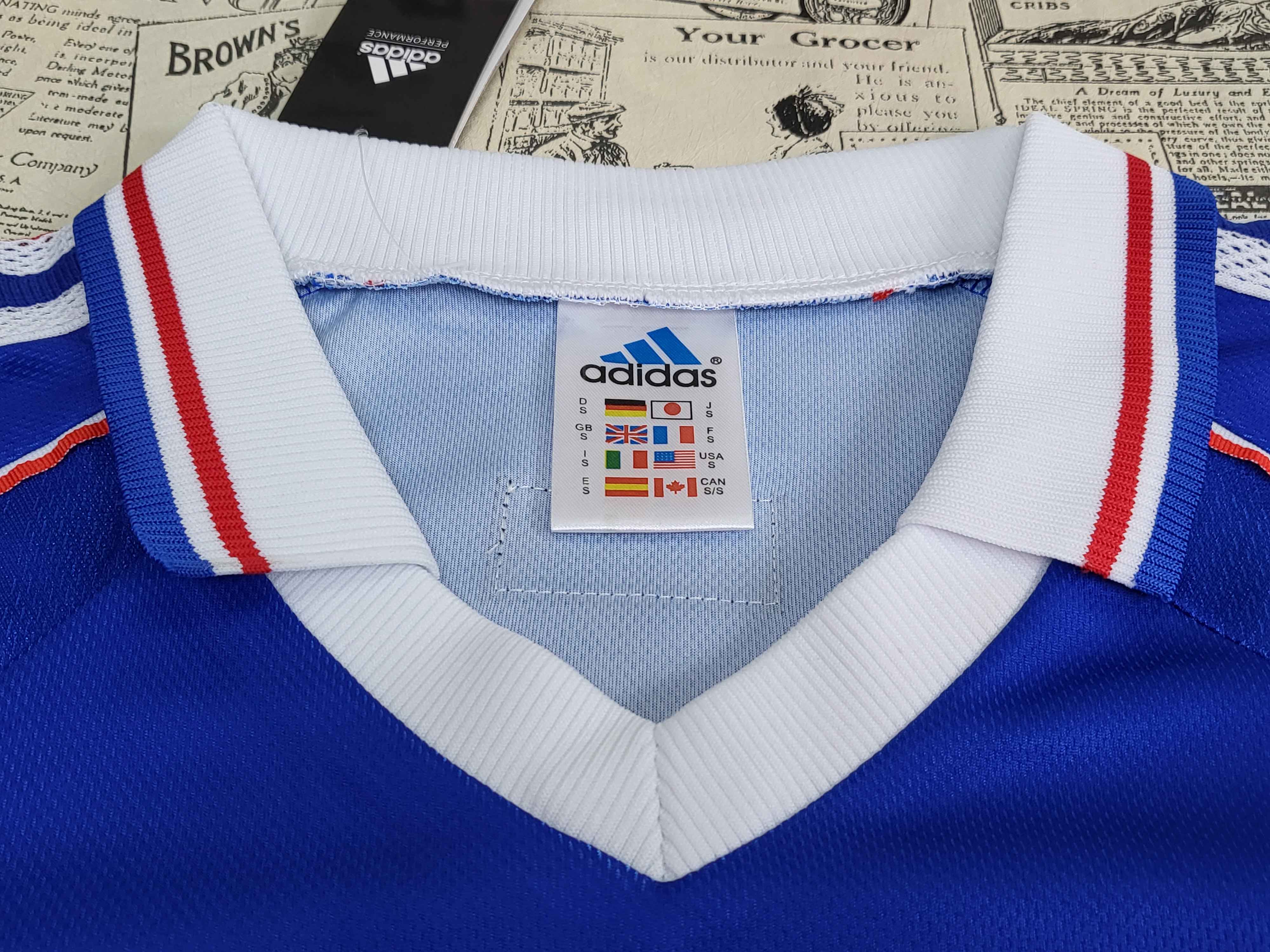 Camisola Principal França 1998 - Manga Comprida - Versão adepto 8