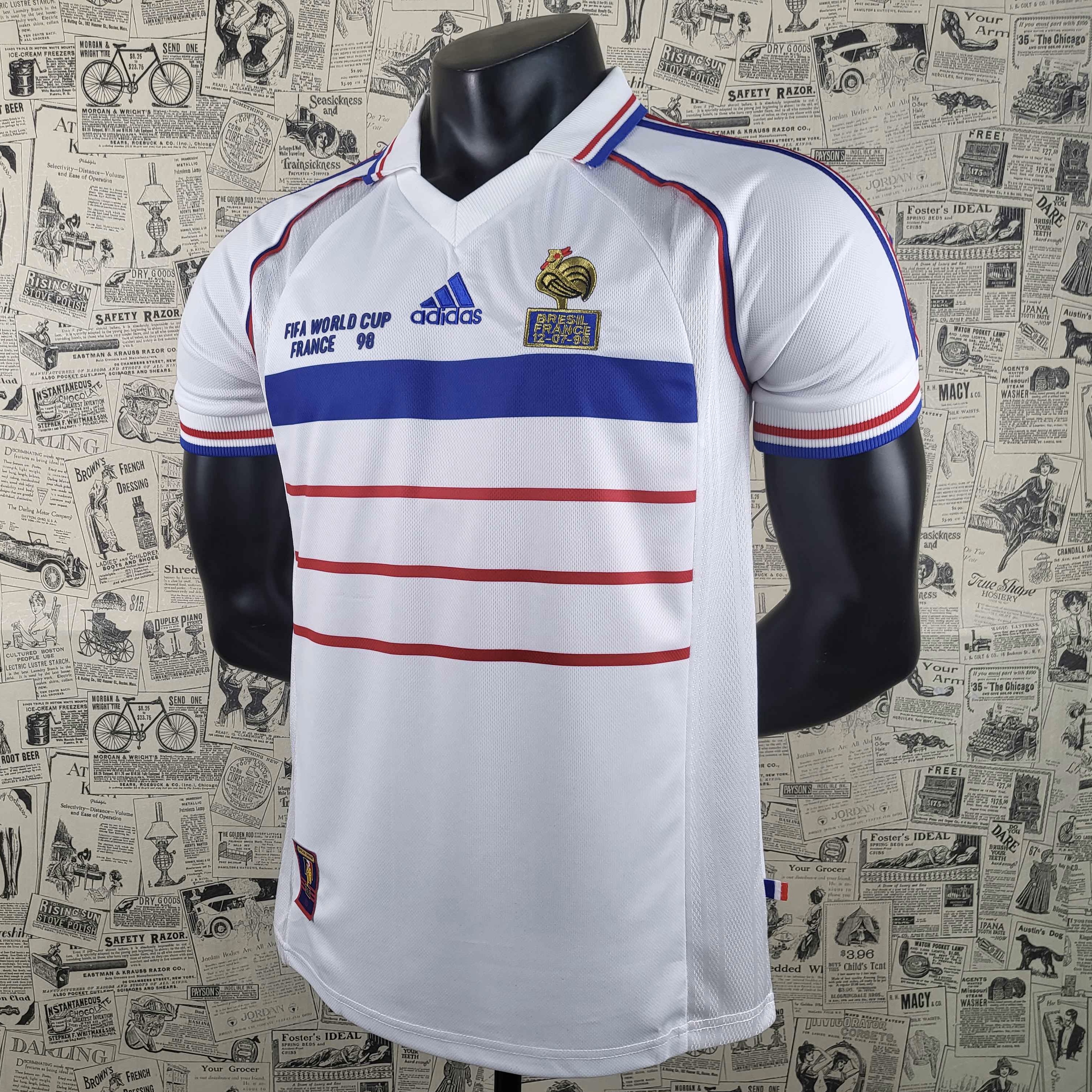 Camisola alternativa França 1998 - Versão adepto 4