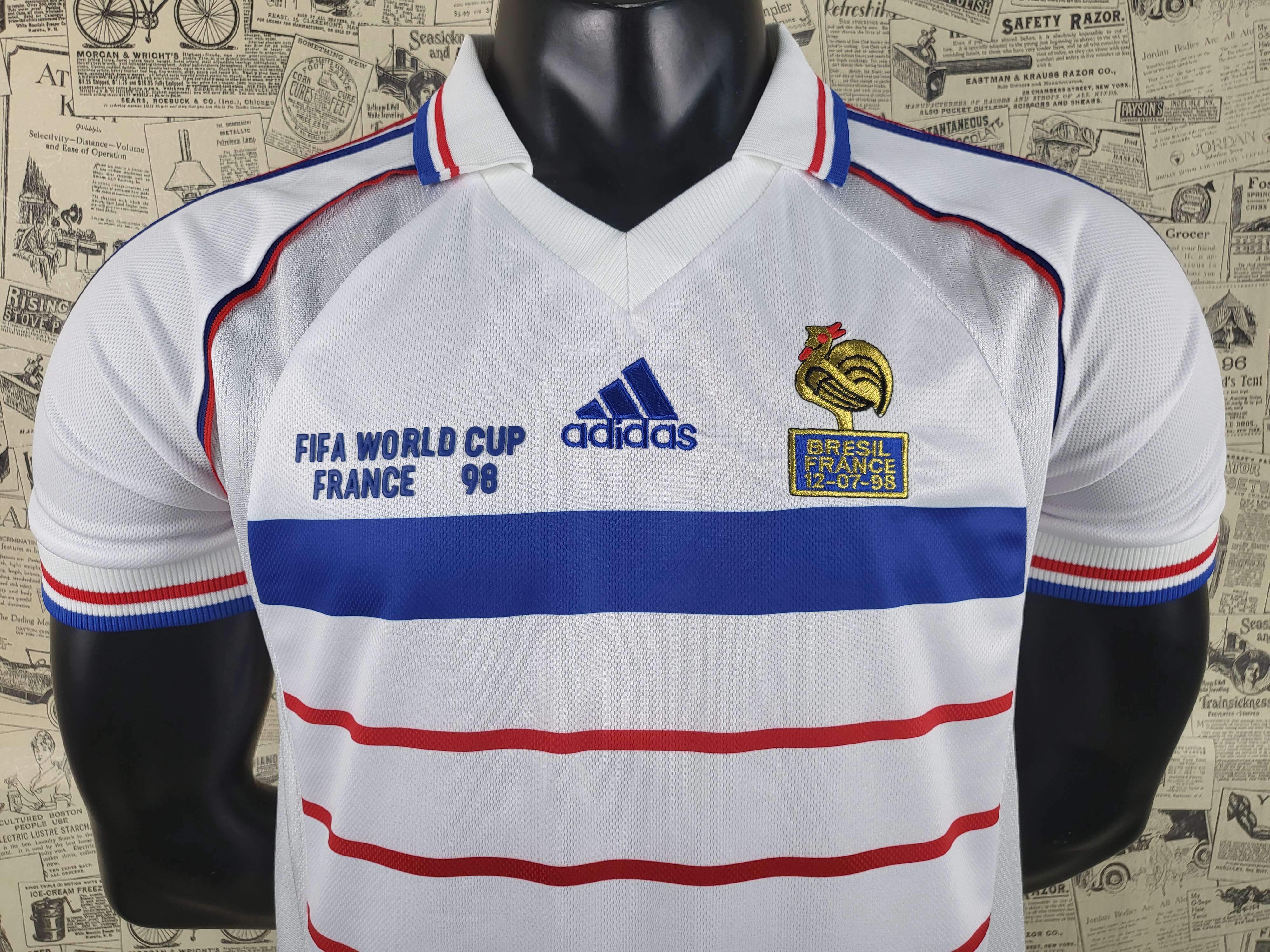 Camisola alternativa França 1998 - Versão adepto 16