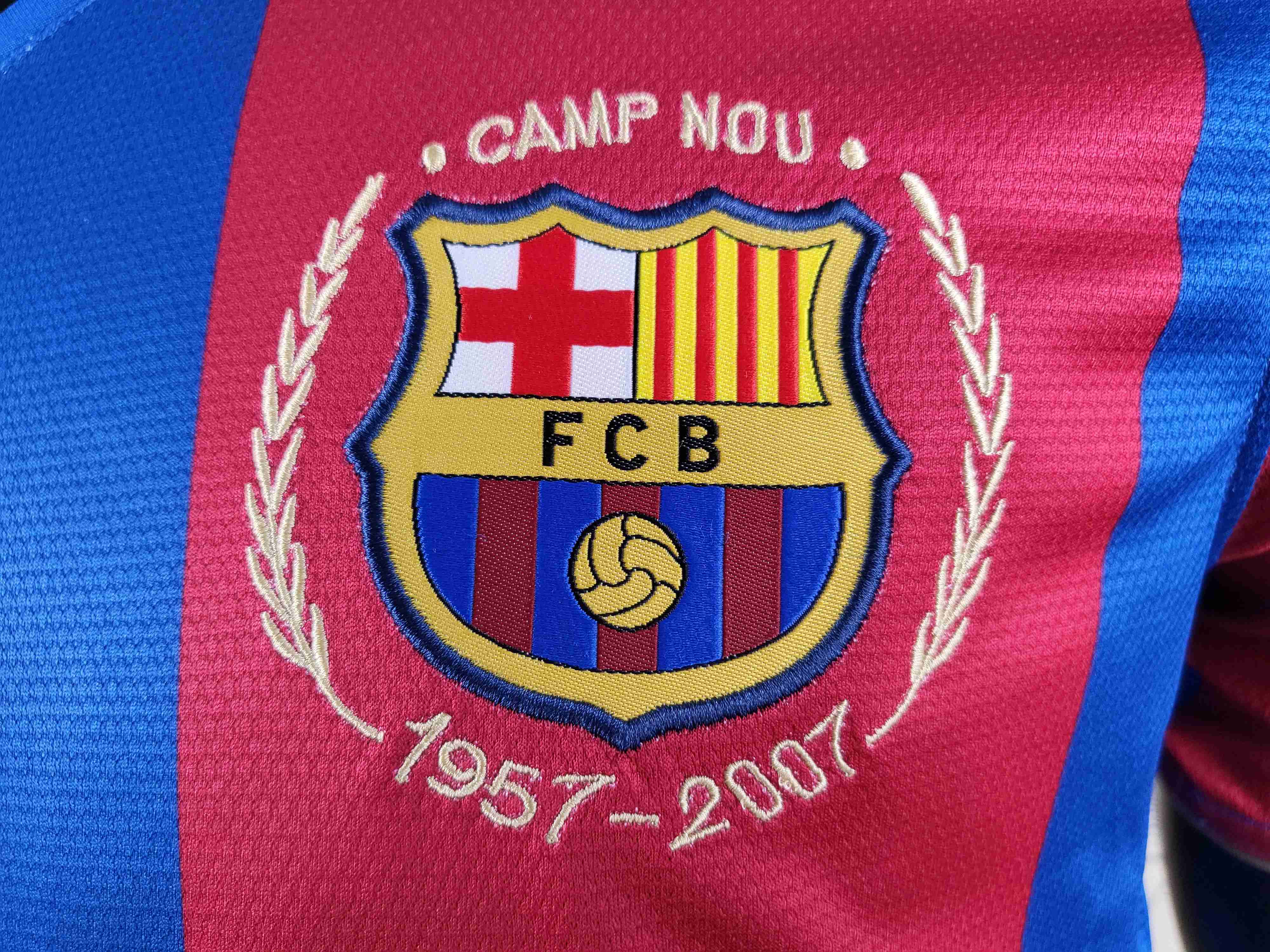 Camisola principal Barcelona 2007/2008 - Versão adepto 5