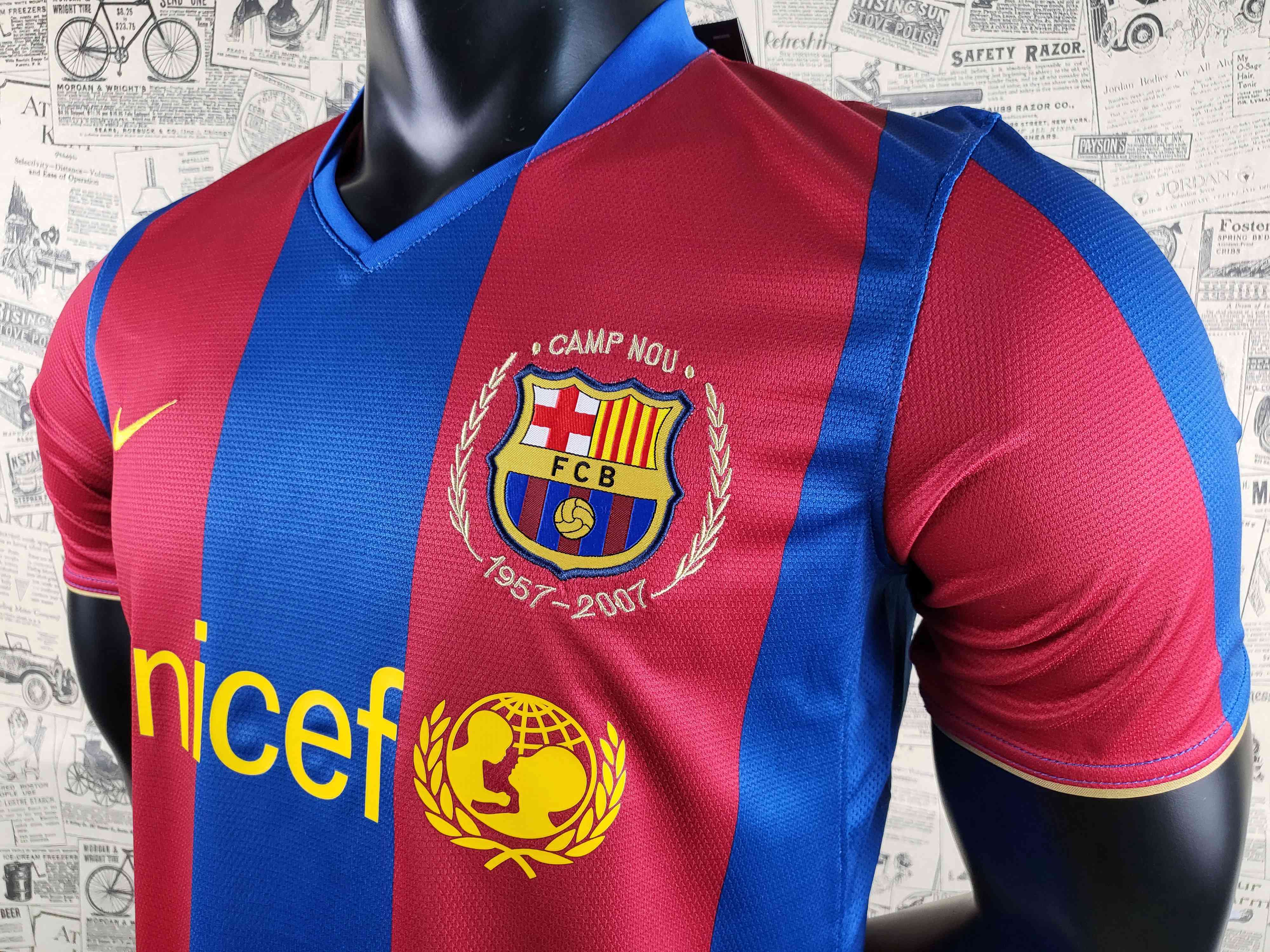 Camisola principal Barcelona 2007/2008 - Versão adepto 11