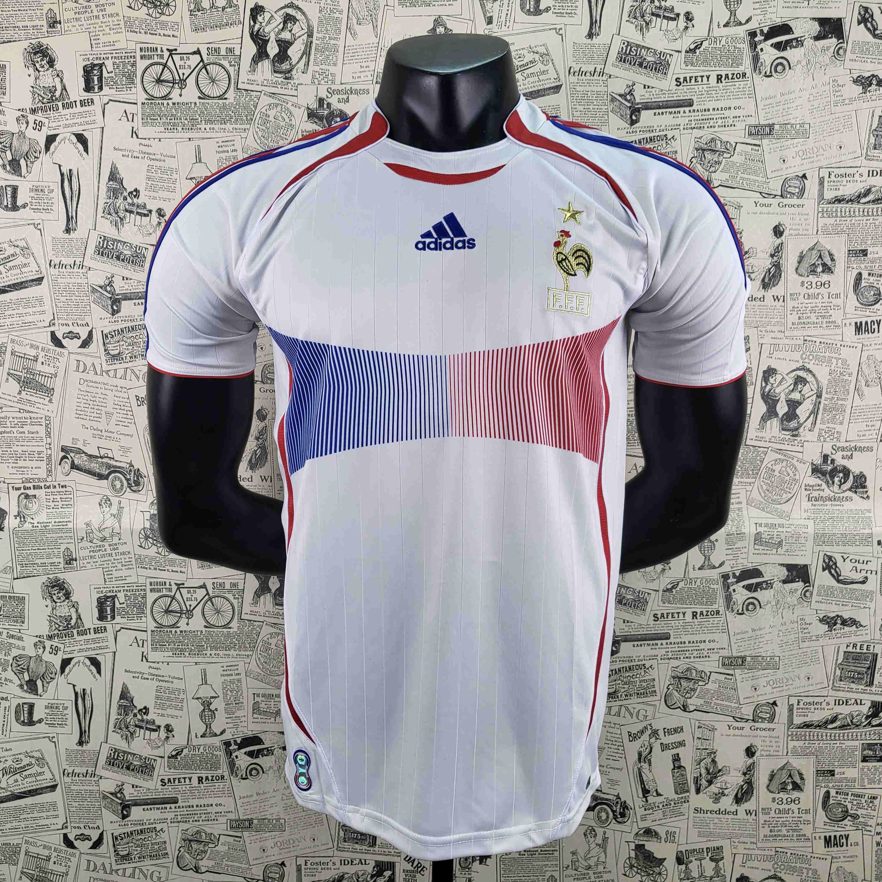 Camisola alternativa França 2006 - Versão adepto 1