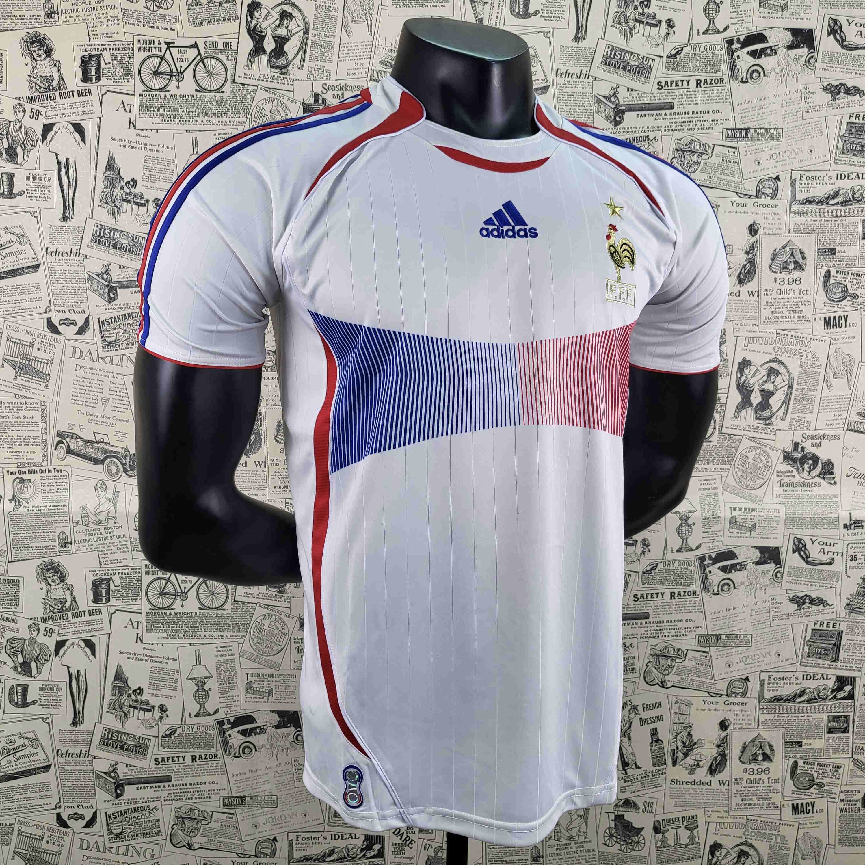 Camisola alternativa França 2006 - Versão adepto 3