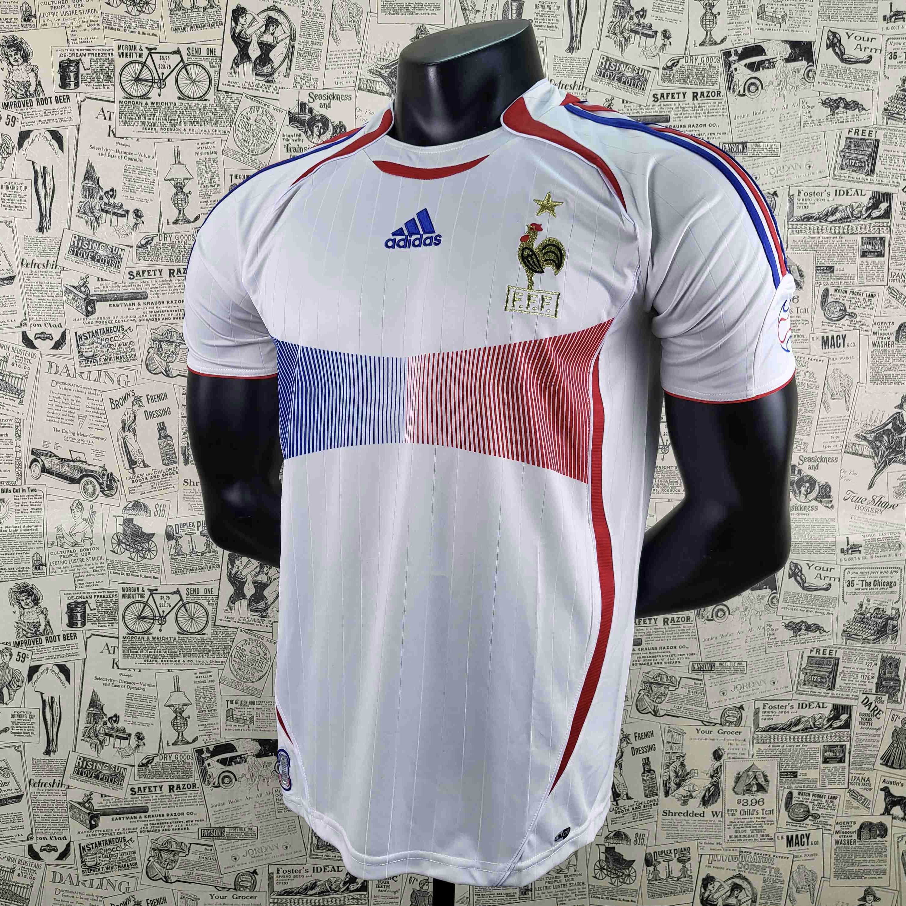 Camisola alternativa França 2006 - Versão adepto 4