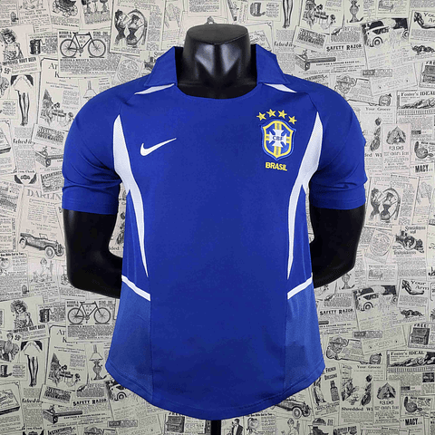 Camisola alternativa Brasil 2002 - Versão adepto