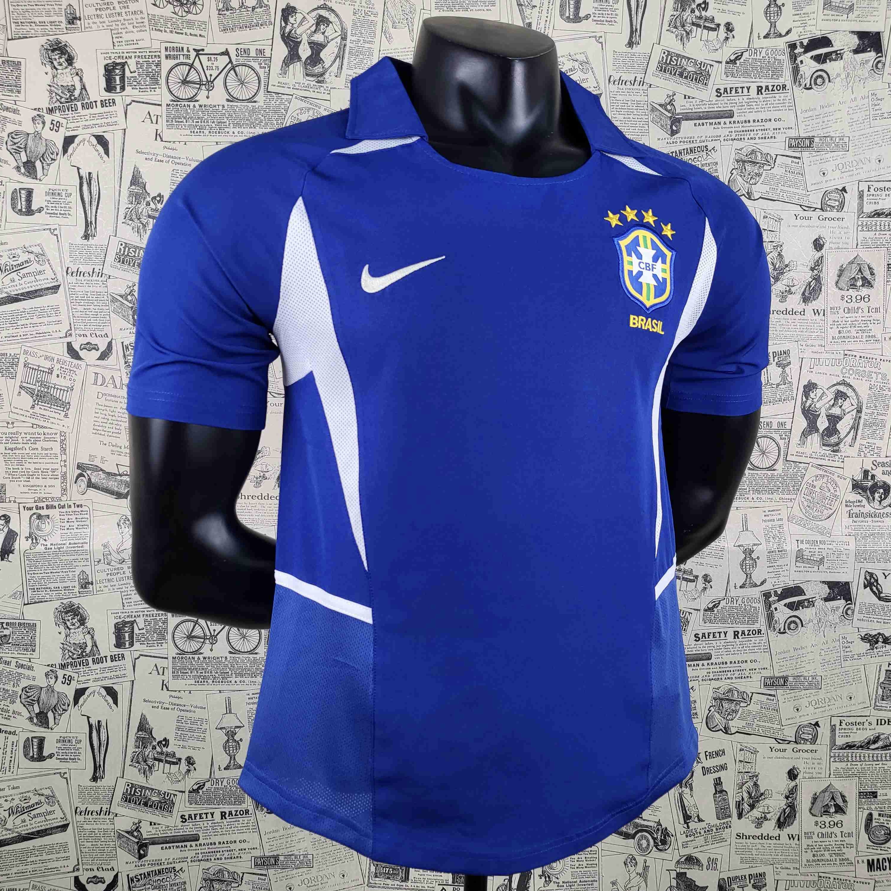 Camisola alternativa Brasil 2002 - Versão adepto 3