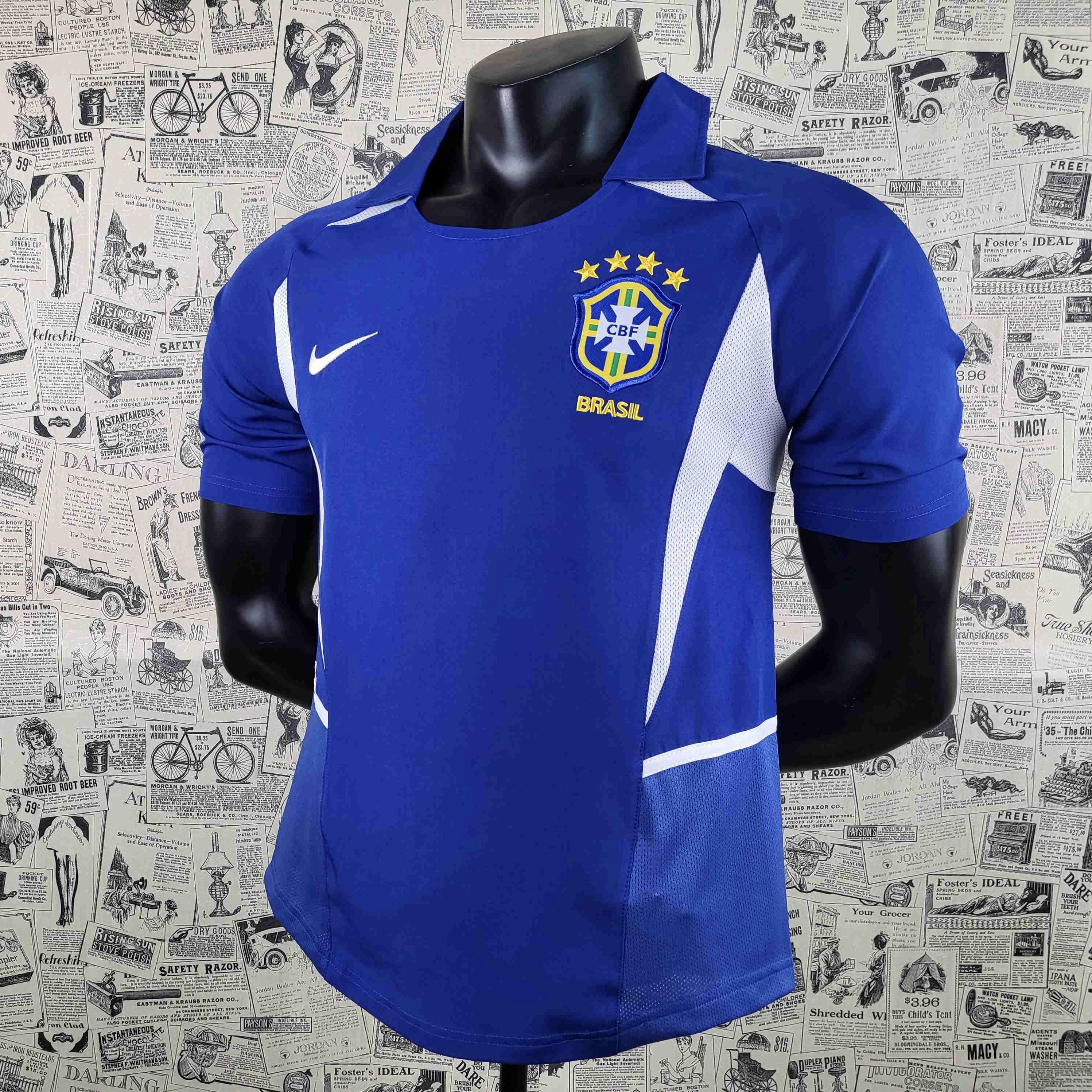Camisola alternativa Brasil 2002 - Versão adepto 4