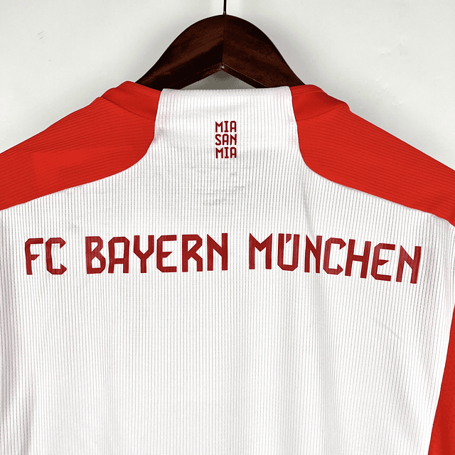 Camisola Principal Bayern Munique 23/24 Manga comprida - Versão adepto