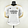 Camisola principal Real Madrid 23/24 - Manga comprida Versão Jogador