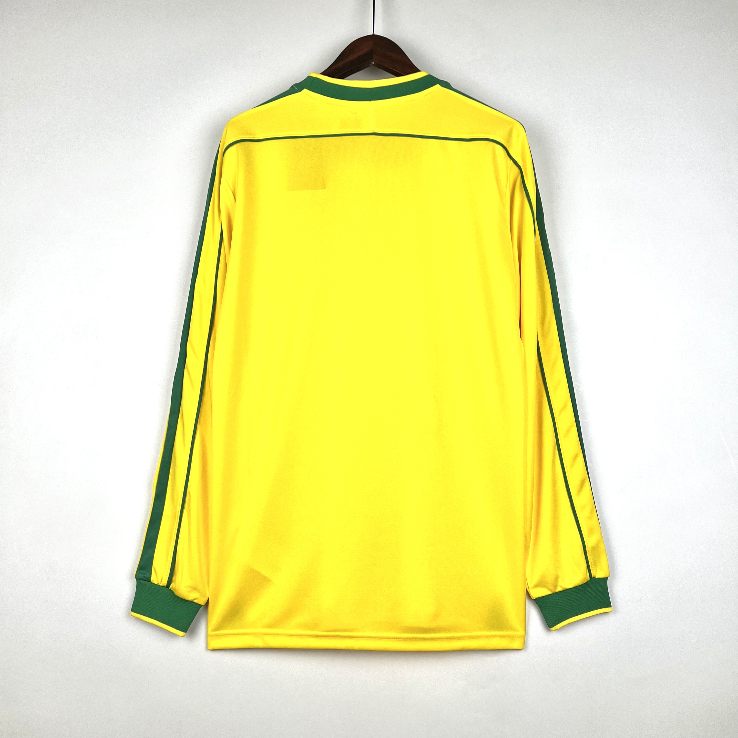 Camisola principal Brasil 1998 Manga comprida - Versão adepto 3