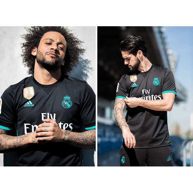 Camisola alternativa Real Madrid 2017/2018 Manga comprida - Versão adepto